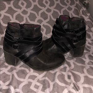 Roxy buckle booties